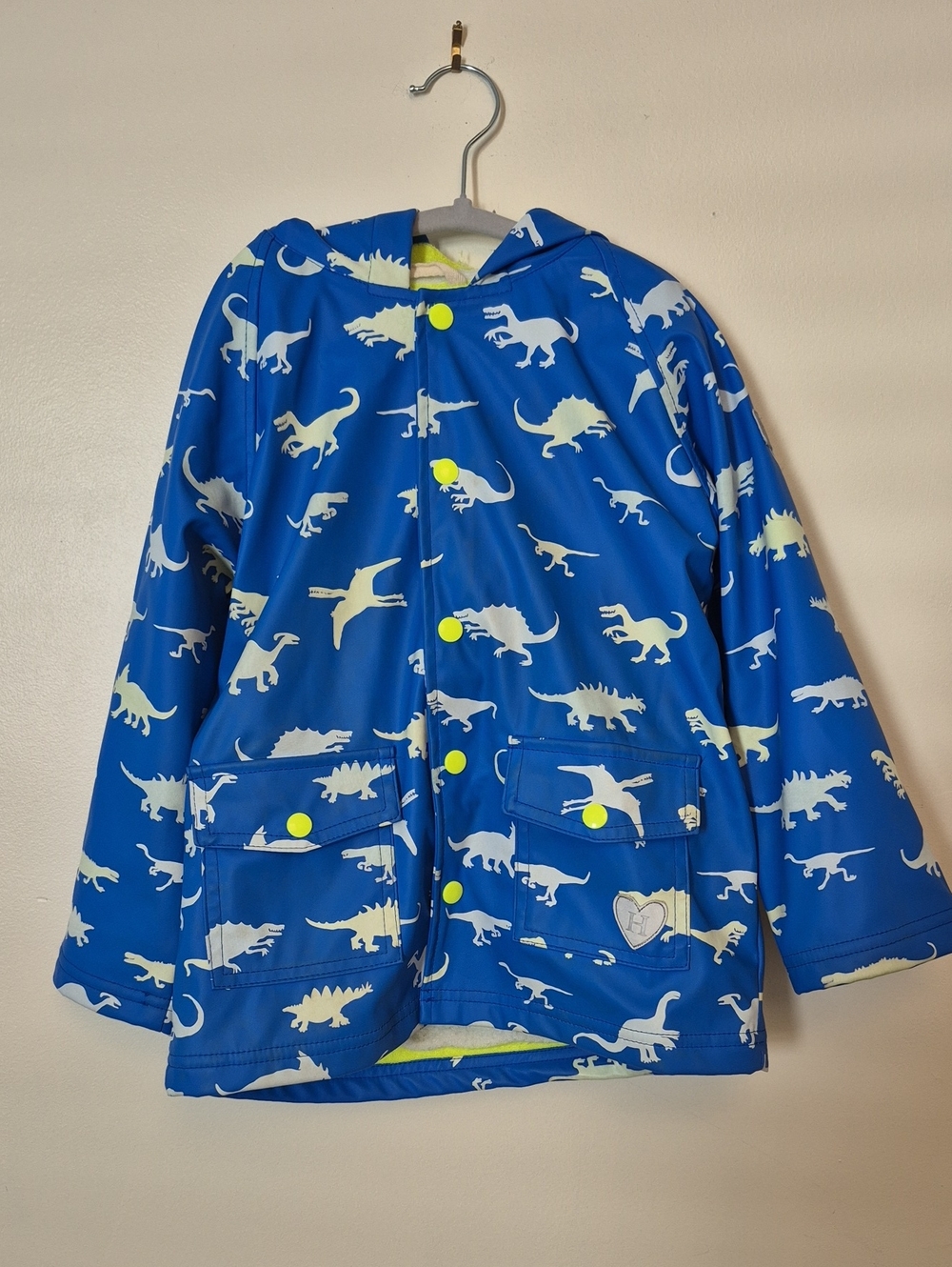5T - Hatley Shark Print Kids' Raincoat